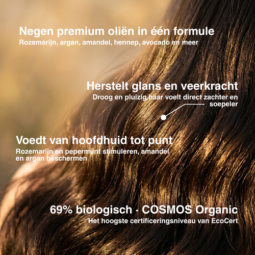 Rozemarijn Haar- en Hoofdhuid Versterkende Olie